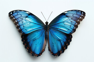Majestic Blue Morpho Butterfly