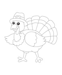 thanks giving coloring page for kids and adults