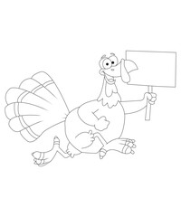 thanks giving coloring page for kids and adults