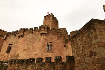 The Church of Saint Mary of Eunate is a 12th-century Catholic church of Romanesque construction located about 2 km south-east of Muruzábal, Navarre