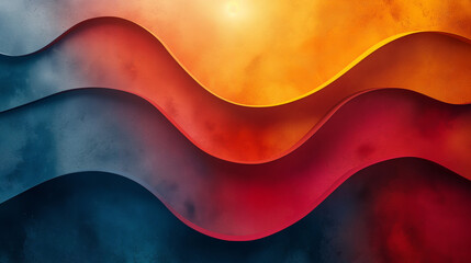 Obraz premium abstract colorful waves background wallpaper