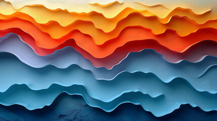 abstract colorful waves background wallpaper