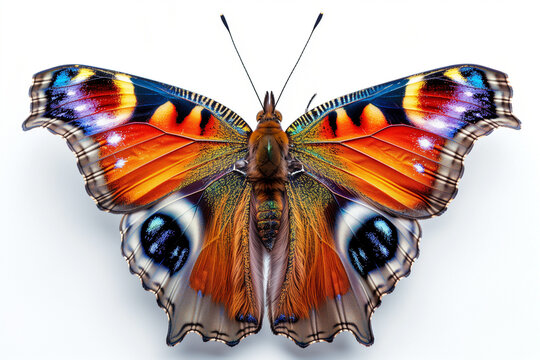 Cosmic Painted Aglais io Butterfly