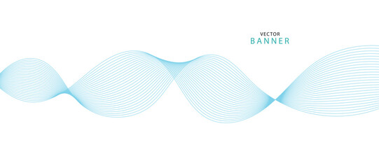 Lines for the background. blue stripes on a white background. Vector for brochures.