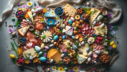 Easter Elegance on a Charcuterie Board: A Symphony of Spring Flavors