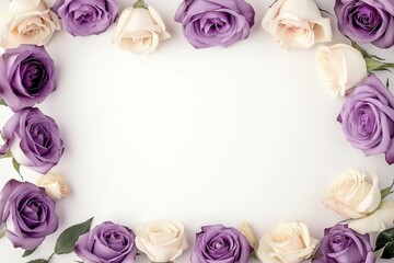 Graceful Roses Frame - Perfect for Anniversaries and Romantic Occasions