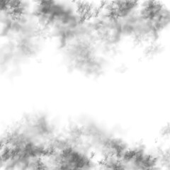Obraz premium Smoking, smog swirl and isolated with smoker art from cigarette or pollution with graphic space for incense creativity 