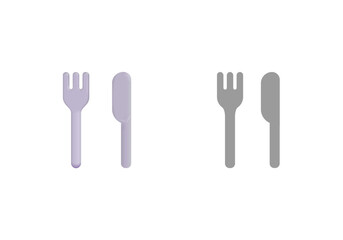 Fork and knife