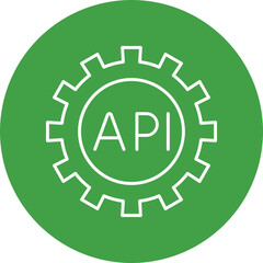 Api Vector Line Circle Icon