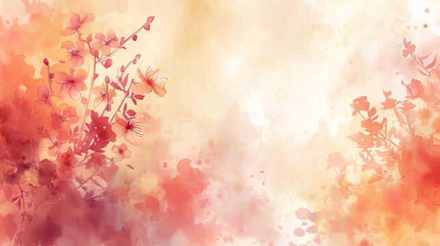An exquisite watercolor background