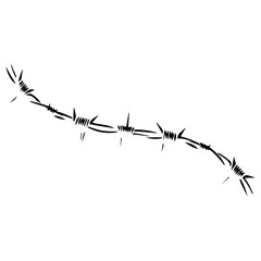 Barbed wire vector