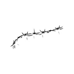 Barbed wire vector