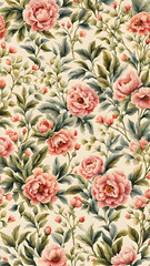 floral-pattern-in-watercolor-illustration-lovely-and-minimalist-suitable-for-vintage-victorian