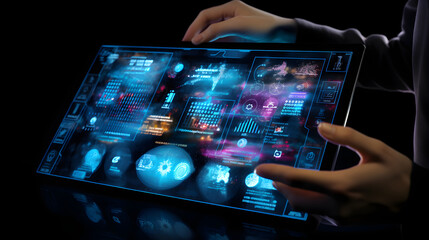 Futuristic Holographic Tablet: Explore the Future of Technology Today