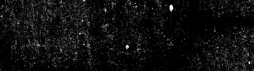 Abstract old wall surface on black background textrue with white scratches and crackes. Dust and scratches design decorate the floor tiles and home. Vintage grunge scratched background, overley, 