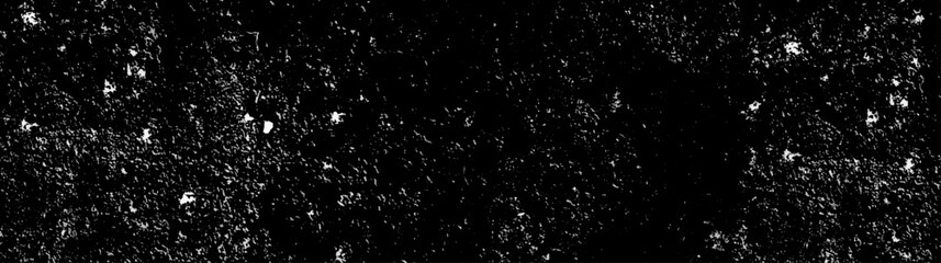 Abstract old wall surface on black background textrue with white scratches and crackes. Dust and scratches design decorate the floor tiles and home. Vintage grunge scratched background, overley, 