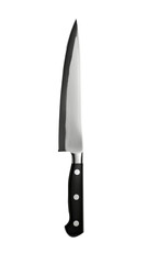 Shiny Chefs Knife With Black Handle