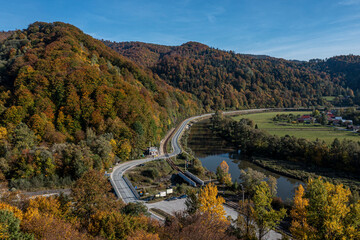 Dolina Popradu, Wierchomla, jesień