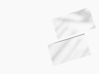 Floating elegant business card mockup background