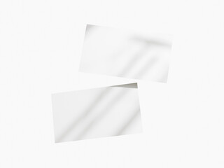 Floating elegant business card mockup background