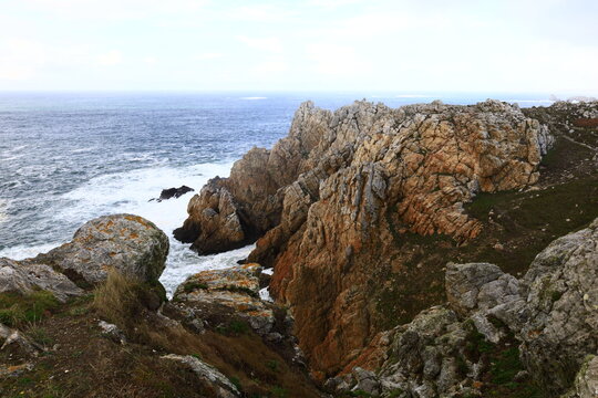 The point of Pen-Hir is a promontory of the Crozon peninsula in Brittany, to the south-west of Camaret-sur-Mer