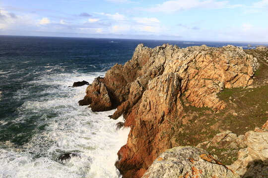 The point of Pen-Hir is a promontory of the Crozon peninsula in Brittany, to the south-west of Camaret-sur-Mer