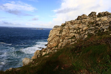 The point of Pen-Hir is a promontory of the Crozon peninsula in Brittany, to the south-west of Camaret-sur-Mer