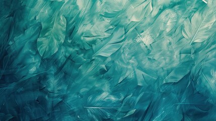 abstract low contrast hawaiian tropical desktop background pattern design, blues and greens,