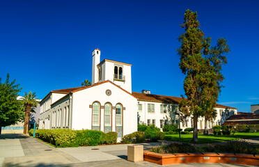 Architecture of San Jose State University in California, United States