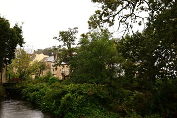 Fototapeta na wymiar Pont-Aven is a commune in the Finistère department in the Brittany region in Northwestern France