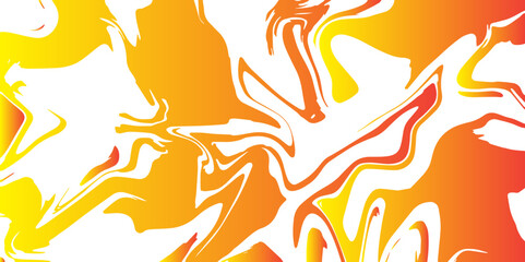 Abstract orange Marble with oil paint texture. Orange Marbleized Stripes With marble ink texture. Light Orange vector template with chaotic shapes. Retro sunburst twist pattern background.