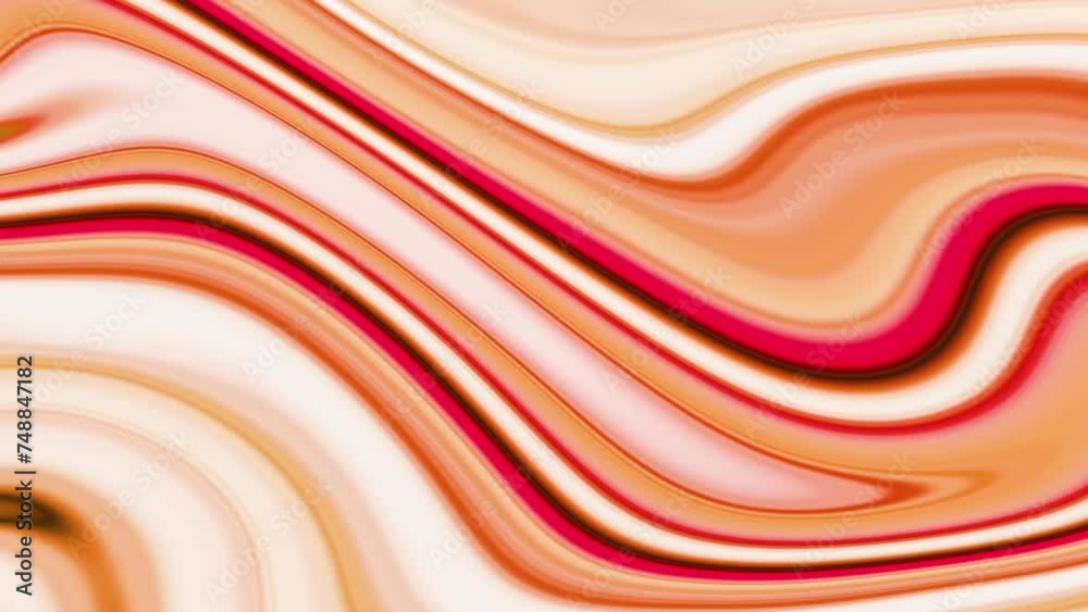 Poster liquid marble texture flowing, mixing together. modern loop able background animation