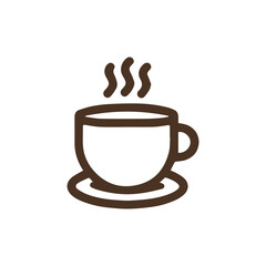 Flat logo coffee elements and coffee accessoris vector