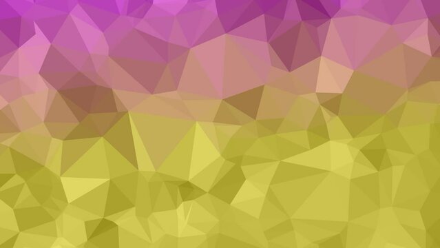 Energetic Low Poly Velocity: Dynamic Triangles Moving Across the Screen in Abstract Harmony