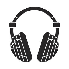 Headphones - Vector icon