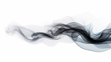 Smoke outline border asset, graphics for designers,  design, white background