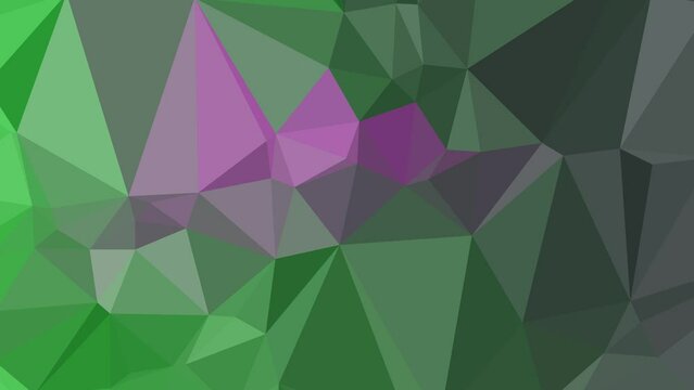 Dynamic Low Poly Speed Elegance: Vibrant Triangle Motion Journey Across the Screen