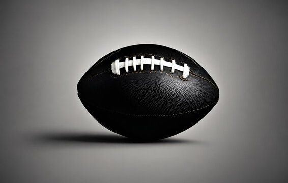 American football ball on white background super bowl 3d render
