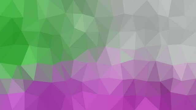 Grid Precision: Energetic Low Poly Triangle Motion