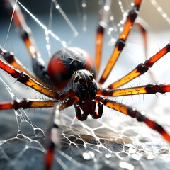dangerous spider, ai-generatet