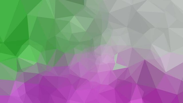 Dynamic Low Poly Triangle Spirals: Energetic Abstract Motion with Centered Harmony