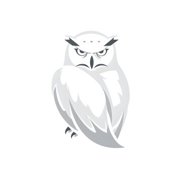 Snowy Owl Emblem Creation