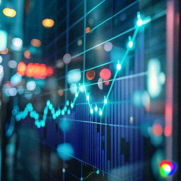 trader finance data analytics stock trading graph chart 
