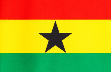 Ghana Flag Flat