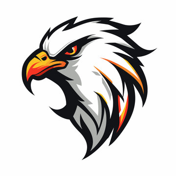 Falcon esport vector logotype, logo falcon, icon falcon, sticker falcon, symbol falcon, emblem falcon, hawk, eagle, bird