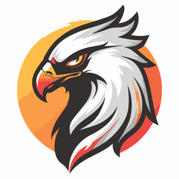 Falcon esport vector logotype, logo falcon, icon falcon, sticker falcon, symbol falcon, emblem falcon, hawk, eagle, bird