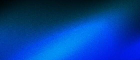 Blue grainy gradient background. Vibrant glowing blur. Design for banner, header, poster.