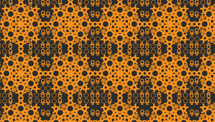 Vector Seamless Unique Pattern Design