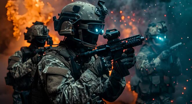 Special forces using augmented reality for tactical advantage