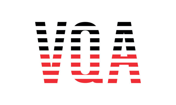 VQA three initial letter iconic line negative space minimal logo design vector template. monogram, abstract, wordmark, business, typography, minimalist, brand, company, flat, modern, unique, simple